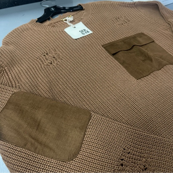 SER.O.YA Devin Sweater 'Cognac' - Picture 7 of 12